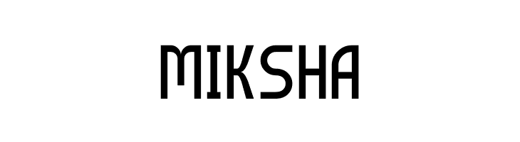 MIKSHA Meridiana Regular Font