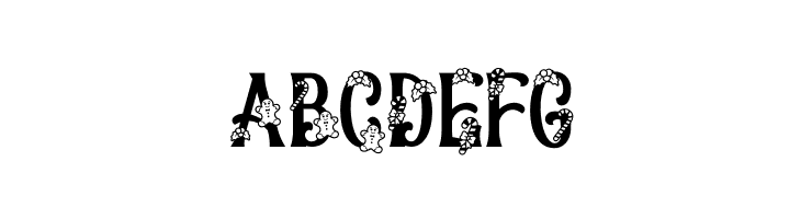 Christmas Chances Candy  Free Fonts Download