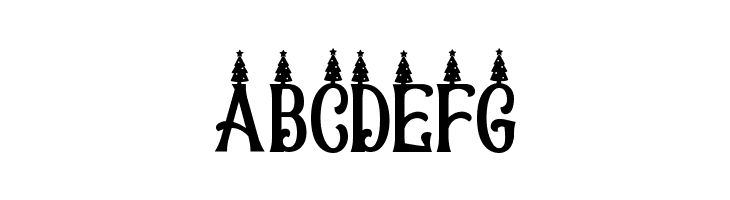 Christmas Chances Tree  Free Fonts Download