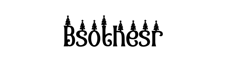 Christmas Chances Tree  Free Fonts Download