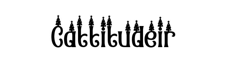 Christmas Chances Tree  Free Fonts Download