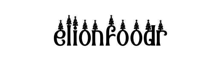 Christmas Chances Tree  Free Fonts Download