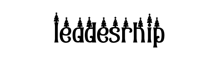 Christmas Chances Tree  Free Fonts Download