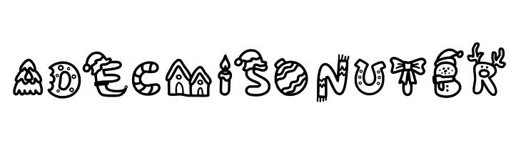 coloring christmas  Free Fonts Download