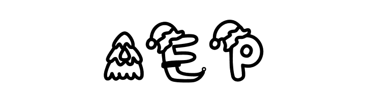 coloring christmas  Free Fonts Download