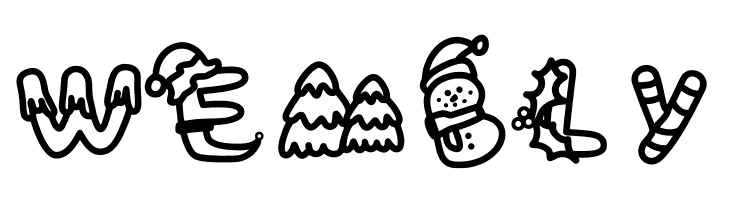 coloring christmas  Free Fonts Download