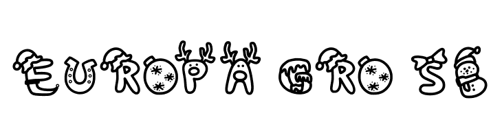 coloring christmas  Free Fonts Download