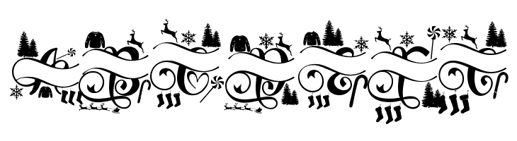 Samantha Christmas Monogram Dem  Free Fonts Download