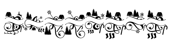 Samantha Christmas Monogram Dem  Free Fonts Download