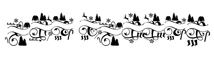 Samantha Christmas Monogram Dem  Free Fonts Download