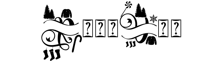 Samantha Christmas Monogram Dem  Free Fonts Download