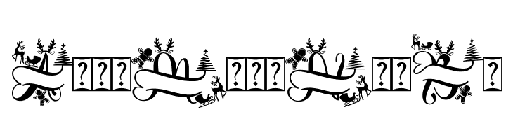 Unique Christmas Monogram Demo  Free Fonts Download