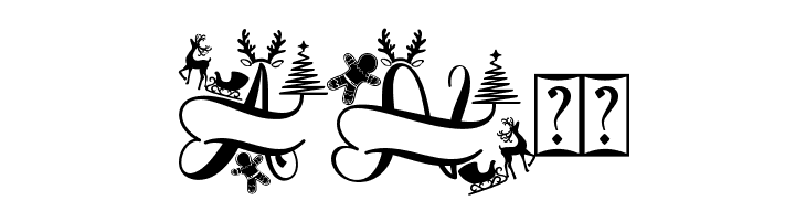 Unique Christmas Monogram Demo  Free Fonts Download