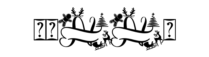 Unique Christmas Monogram Demo  Free Fonts Download