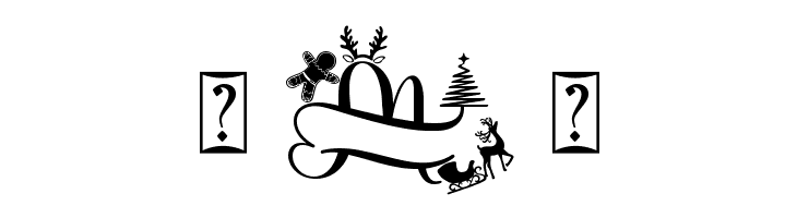 Unique Christmas Monogram Demo  Free Fonts Download