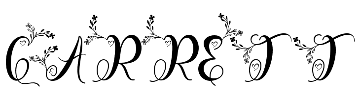 Christmas Garden  Free Fonts Download