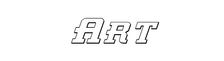 Interceptor Shadow Italic  Free Fonts Download