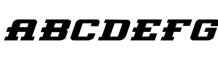 Interceptor Bold ExpItalic  Free Fonts Download