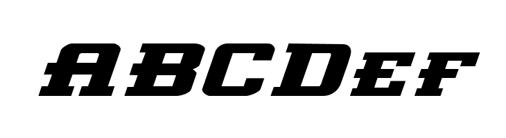 Interceptor Bold ExpItalic  Free Fonts Download