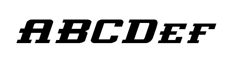 Interceptor Expanded Italic  Free Fonts Download