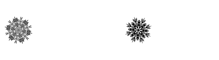 Christmas Snowflakes  Free Fonts Download