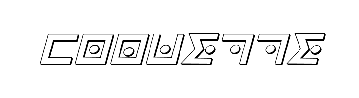 Iron Cobra 3D Italic  Free Fonts Download