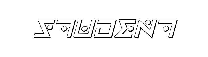 Iron Cobra 3D Italic  Free Fonts Download