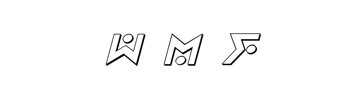 Iron Cobra 3D Italic  Free Fonts Download