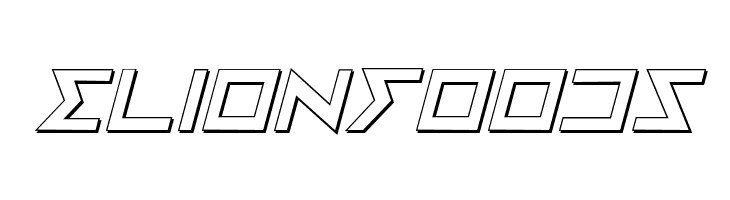 Iron Cobra 3D Italic  Free Fonts Download