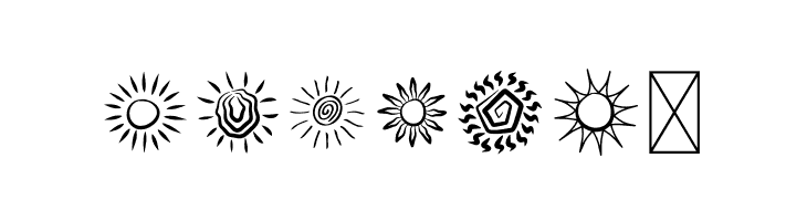 Cute Sun  Free Fonts Download