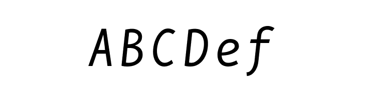 BPmono Italic  Free Fonts Download