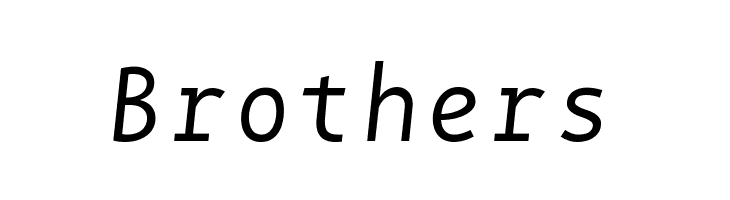 BPmono Italic  Free Fonts Download