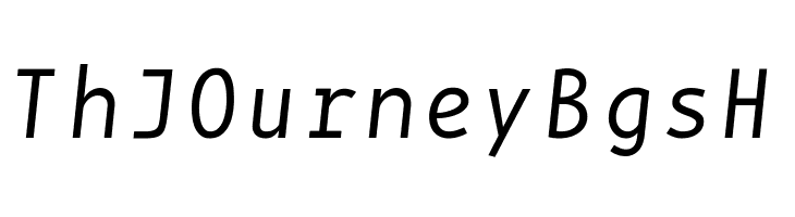 BPmono Italic  Free Fonts Download