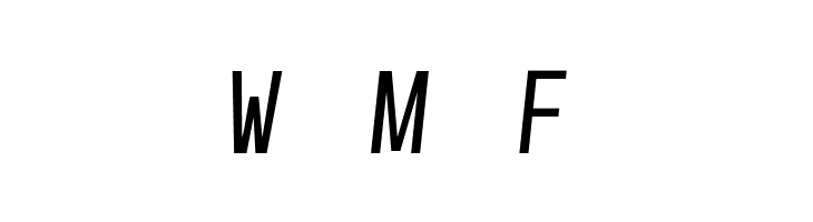 BPmono Italic  Free Fonts Download