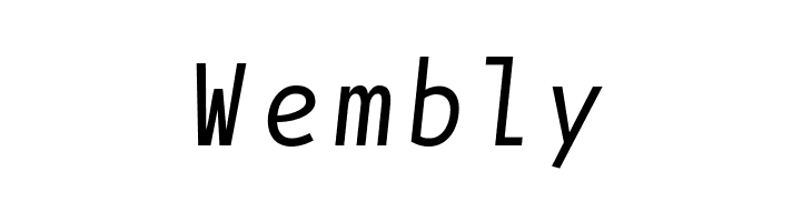 BPmono Italic  Free Fonts Download