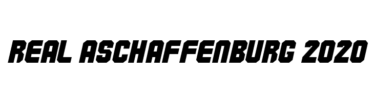 Real%2BAschaffenburg%2B2020 Commando Font