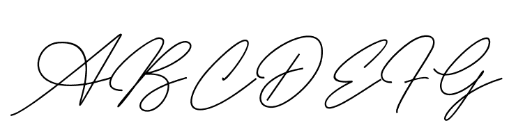 Allena Signature  Free Fonts Download
