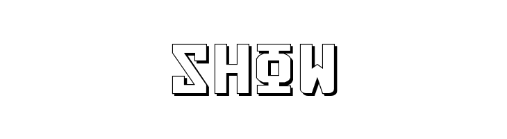 Soviet Expanded 3D  Free Fonts Download