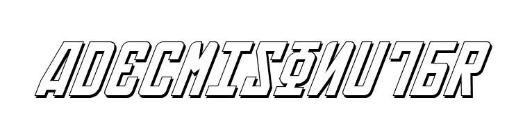 Soviet 3D Italic  Free Fonts Download