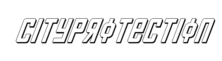 Soviet 3D Italic  Free Fonts Download