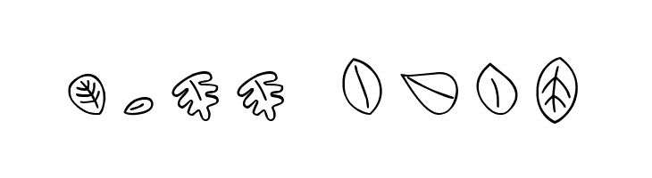 MTF Leaves  Free Fonts Download