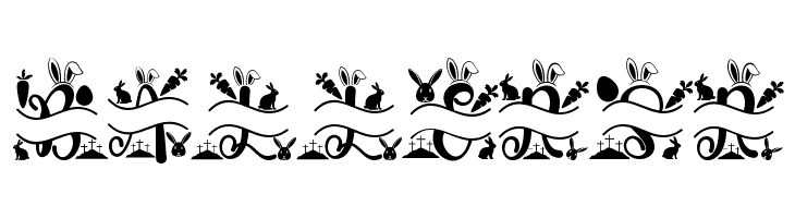 Holy Easter Monogram  Free Fonts Download