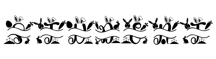 Holy Easter Monogram  Free Fonts Download