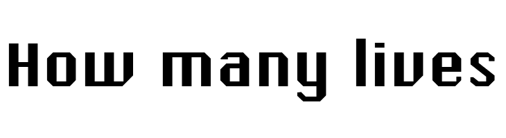 How%2Bmany%2Blives Systematic New J Font