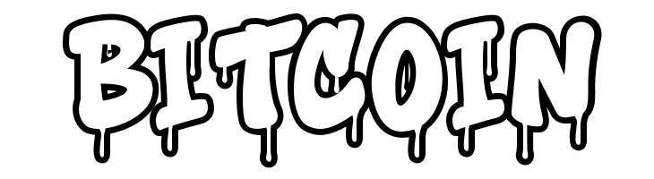 Toxic Rebel Drip Outline Outline  Free Fonts Download