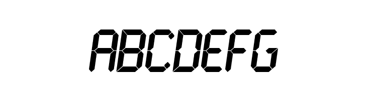 LCD Bold  Free Fonts Download