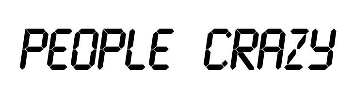 LCD Bold  Free Fonts Download