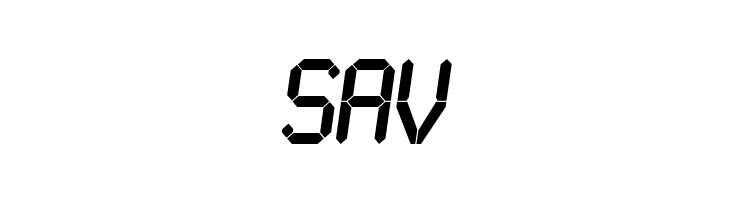 LCD Bold  Free Fonts Download