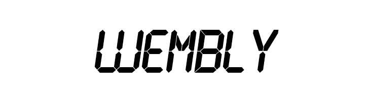 LCD Bold  Free Fonts Download