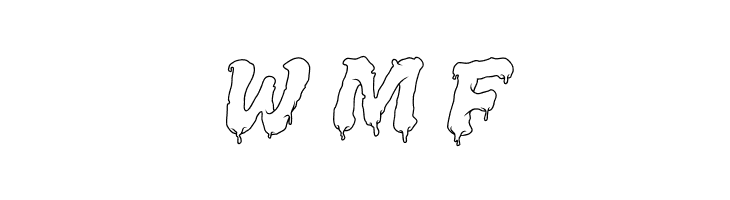 Melted Brain Outline Demo  Free Fonts Download